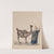A woman walking with a Llama by Francisco Fierro