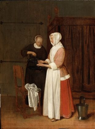 A Woman Washing her Hands — size preview