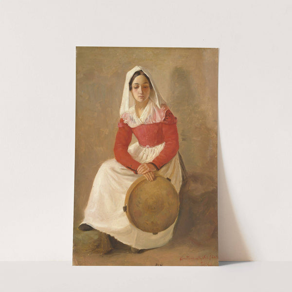 A women named Anunziata in Subiaco (1841) by Adolph Tidemand