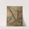 A Wooded Landscape with a Path to a House by Lucas Achtschellinck