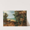 A wooded landscape with an ambush by Mattheus Molanus