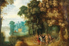 A wooded landscape with Diana and her Nymphs