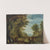 A wooded landscape with travelers crossing a bridge by Adriaen van Stalbemt