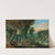 A wooded landscape with travellers by a river by Mattheus Molanus