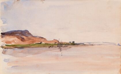 A Wooded Point on the Banks of the River Nile, Egypt — size preview