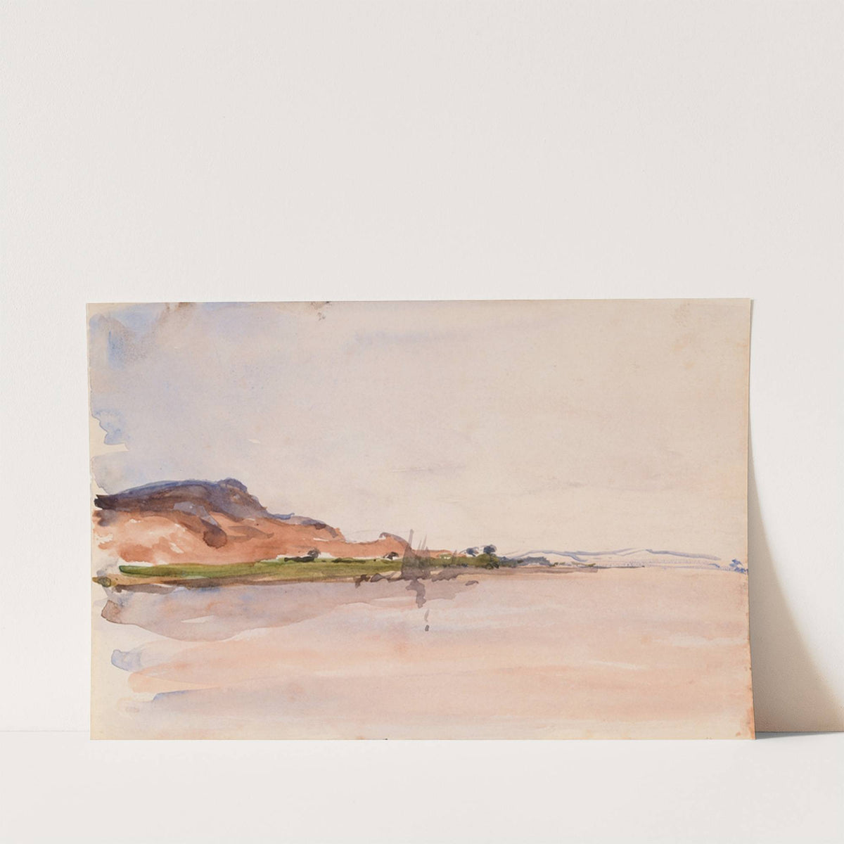 A Wooded Point on the Banks of the River Nile, Egypt by Nathaniel Hone the Younger
