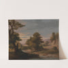 A Wooded River Landscape with Mother and Child by James Arthur O&#039;Connor