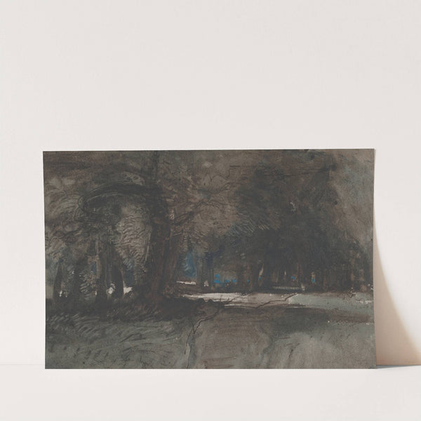 A Woodland Scene at Dusk by William James Müller