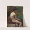 A Young Boy (Seated Boy) (circa 1890) by Edward Henry Potthast