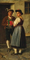 A Young Couple at the Entrance (1907)