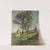 A Young Family Under Trees On A Hill by Adolphe Monticelli
