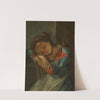 A young girl sleeping by Venetian School