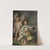A Young Girl With An Angel In A Landscape by Frans van Everbroeck