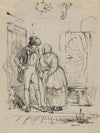 A young man and an elderly woman