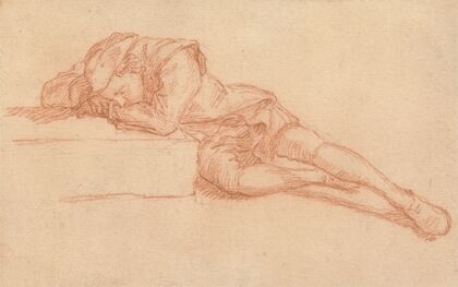 A Young Man Asleep