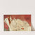 A young red-hair girl sleeping on a bearskin by Alfred Stevens