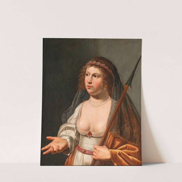 A Young Shepherdess by Jan Van Bijlert