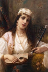 A young Turkish musician with a kopuz