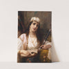 A young Turkish musician with a kopuz by Luigi Crosio