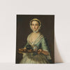 A Young Woman Carrying A Tea Tray, Possibly Hannah, The Artist&#039;s Maid by Philippe Mercier