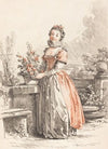 A Young Woman Standing In A Park