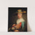 A young woman wearing a straw hat and holding a hen and a basket of eggs by Jacob Gerritsz Cuyp