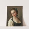 A Young Woman With A Flower In Her Hair by Pietro Rotari