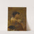 A young woman with Japanese fan by Raphael von Ambros