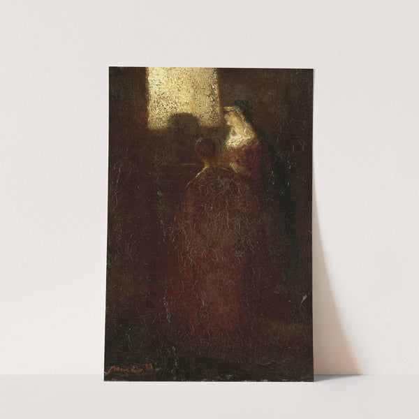 Aan het altaar (1870 - 1886) by Adolphe Monticelli