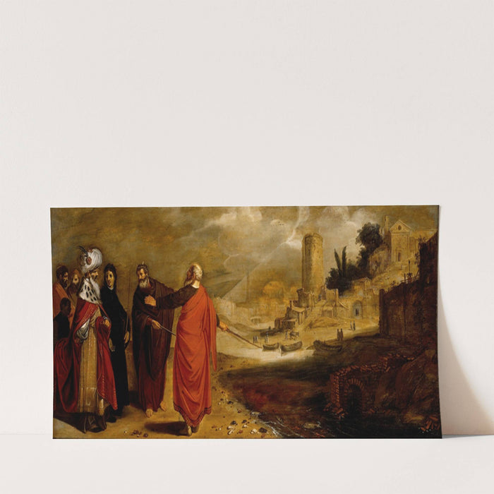 Aaron Transforming the Water of the Nile into Blood (1610) by Jan Simonsz. Pynas