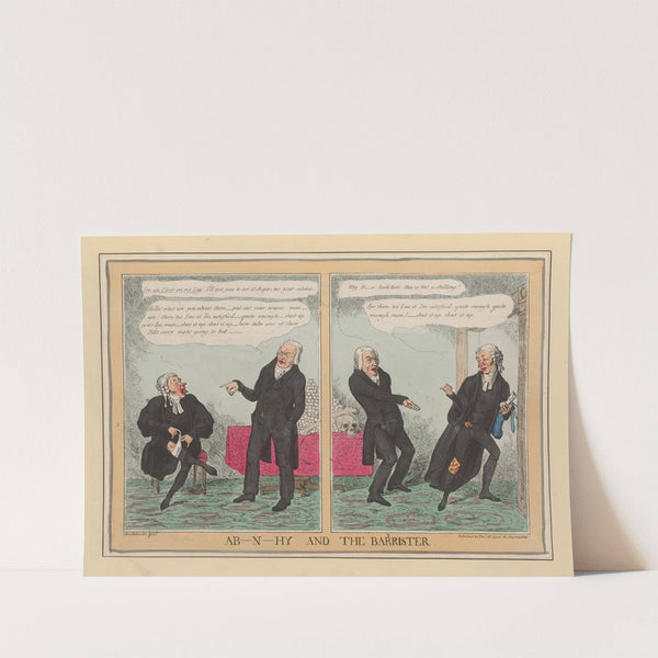 Ab-N-Hy and the Barrister (1827-1829) by William Heath