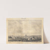 Abbeville - Vue Pris, de la route de Calais by Richard Parkes Bonington