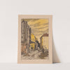 Abbruch des Ghetto in Prag (1898) by Emil Orlik