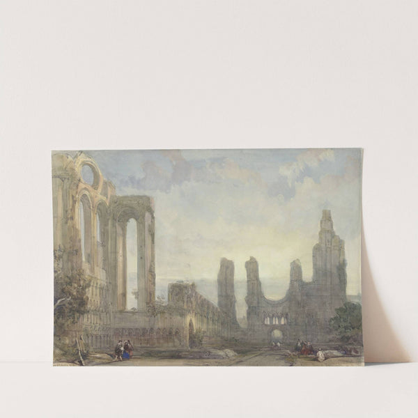 Abdijruïne van Aberbrothwick bij avond (1848) by David Roberts