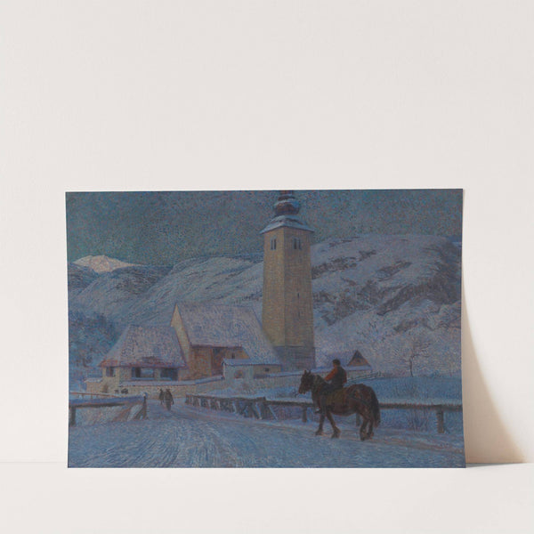 Abendläuten (Gebirgsdorf) (1902-1903) by Ernst Stöhr