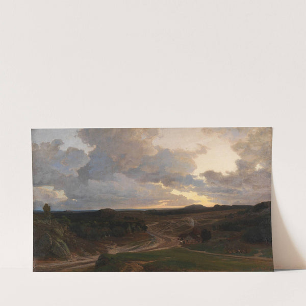 Abendstimmung in der Heide (1878) by Valentin Ruths
