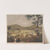 Abergavenny Steeple Chase: &#039;Taking the Wall&#039; : Pontiff, General, Thurgarton, Dearest Mae, Ploughboy by Charles Denton