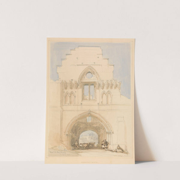 Aberothock Abbey (1848) by David Roberts