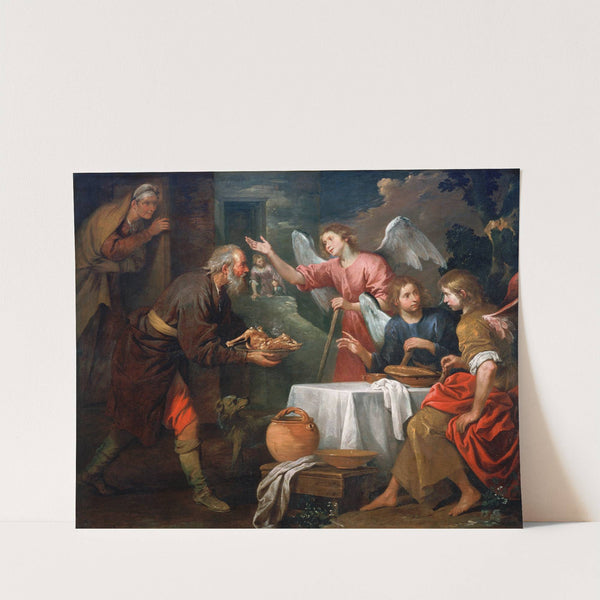 Abraham and the Three Angels by Giovanni Andrea de&#039; Ferrari