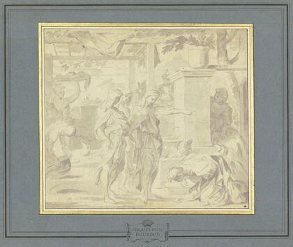 Abraham und die drei Engel (ca 1650-1669)
