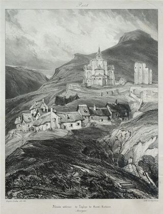 Abside de l’église de Saint Nectaire (1831)