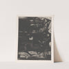 Abstract composition in black and gray