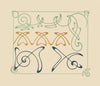 Abstract design based on arabesques