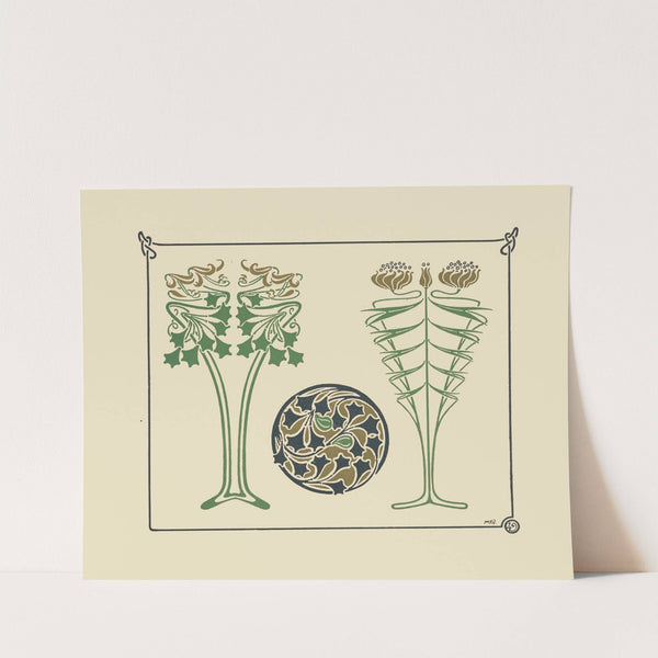 Abstract design based on leaves by Maurice Pillard Verneuil