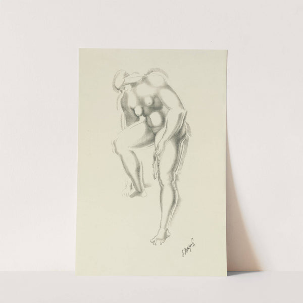 Abstract Nude (19th century) by After Auguste Rodin