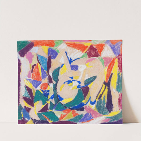 Abstrakte Komposition (1931) by Adolf Hölzel