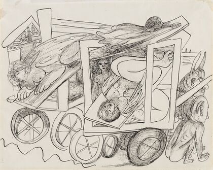 Abtransport der Sphinxe