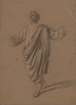 Academic study of a male figure