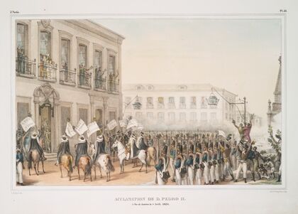 Acclamation de D. Pedro II à Rio de Janeiro le 7 Avril, 1851 — size preview