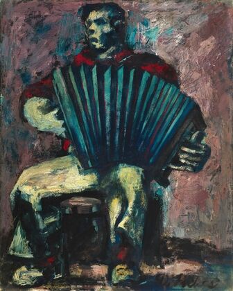 Accordion Player (ca. 1939-1940)